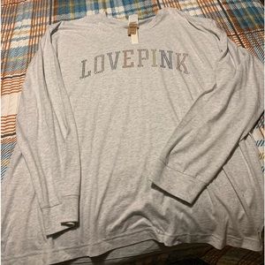 NWT Long Sleeve Pink tee